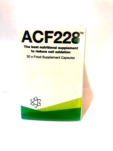 ACF228, Patented Optimal Free Radical Scavenger by Dr. Richard Lippman, $49.95 per bottle/30 tablets
